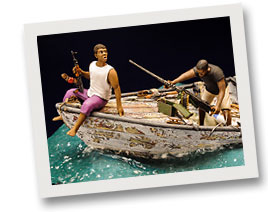 Diorama Pirates of the Somali Sea Diorama Pirates of the Somali Sea