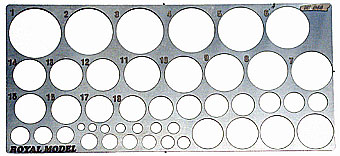 Royal Model Road Wheel Stencil